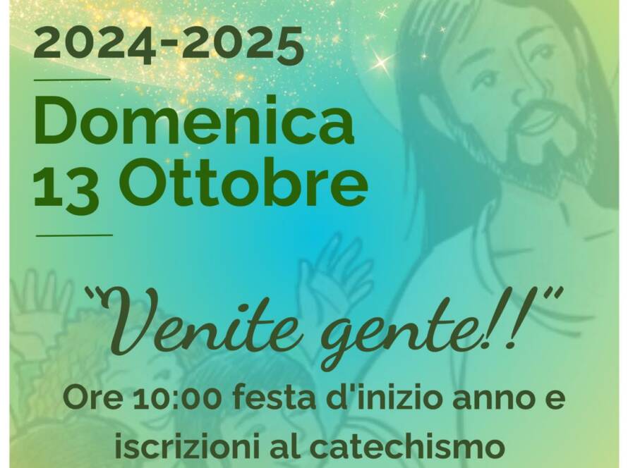 Apertura Anno Catechismo 2024-2025